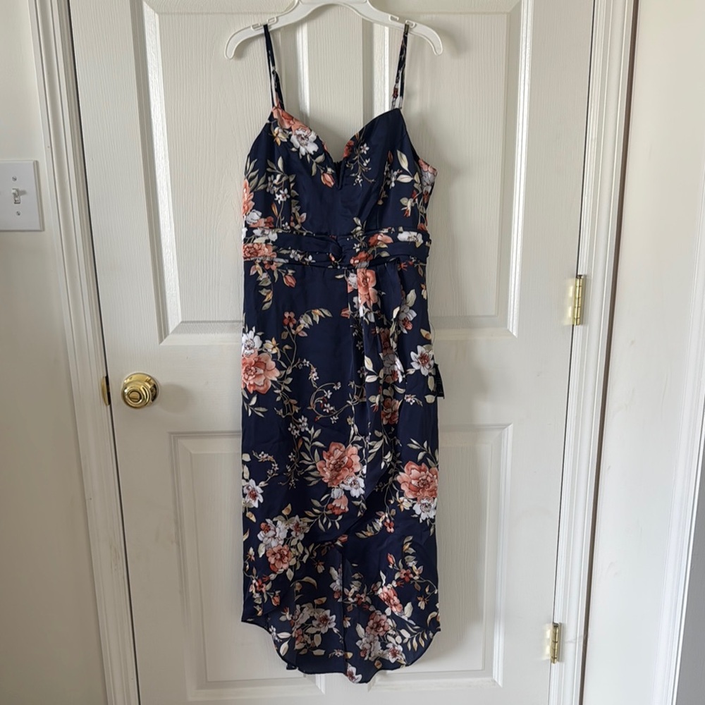 Floral Navy Dress